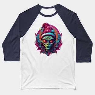 Alien Santa Baseball T-Shirt